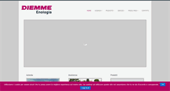 Desktop Screenshot of diemme-enologia.com